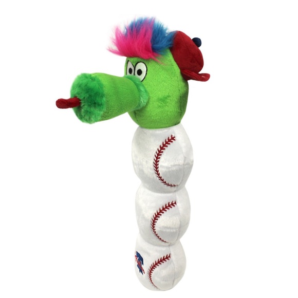 🆕 MLB Mascots Phillie Phanatic Plush Dog Toy - Picture 1 of 9